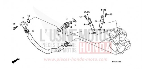 TUYAU D'EAU VT750C2SA de 2010